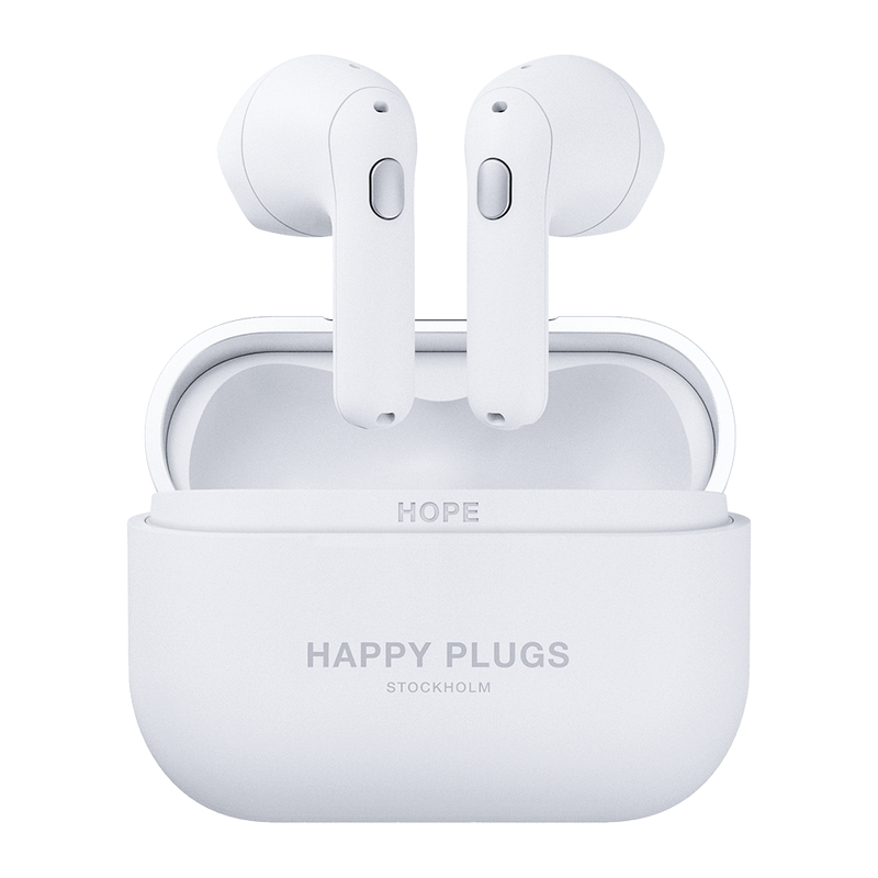 Happy Plugs Hope Headset True Wireless Stereo (TWS) In-ear Calls/Music Bluetooth White image 1
