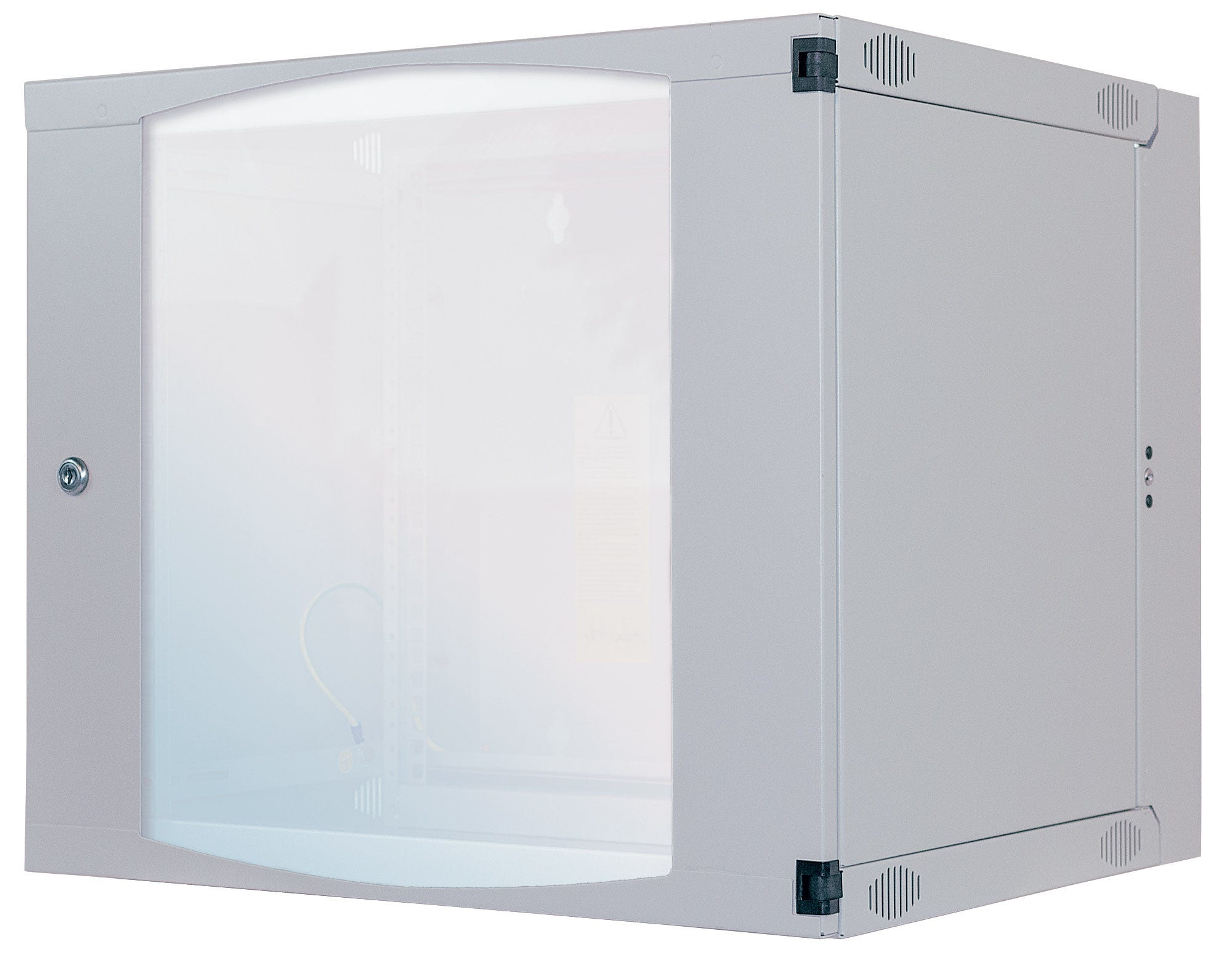 Intellinet 19" Network Cabinet - Wall Mount (Double Section Hinged Swing Out), 12U