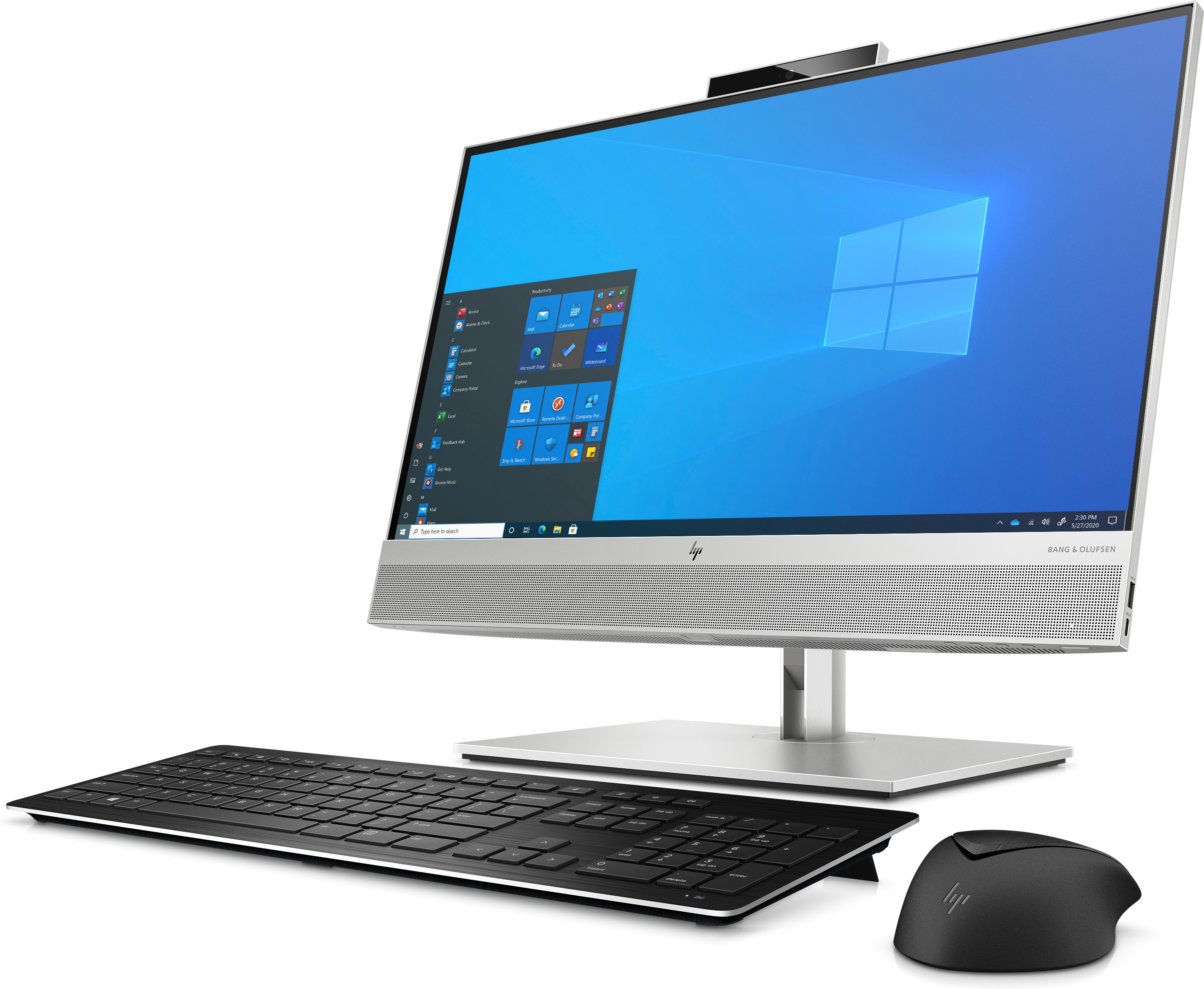 HP EliteOne 800 G8 Intel® Core™ i7 i7-11700 60.5 cm (23.8″) 1920 x 1080 pixels Touchscreen All-in-One PC 16 GB DDR4-SDRAM 512 GB SSD Windows 10 Pro Wi-Fi 6 (802.11ax) Silver image 2