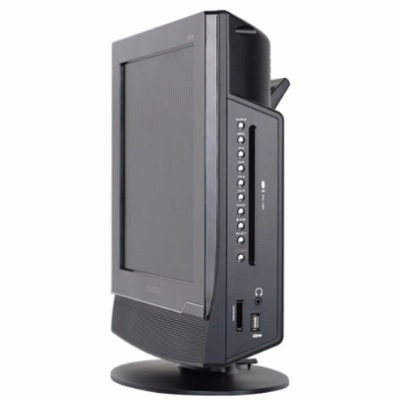 Daewoo DSL19M1WC 19 Inch LCD w/ DVD Player , Piano Black – image 2