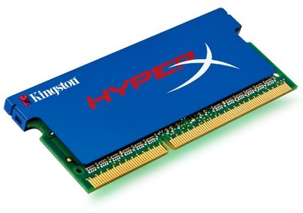 HyperX 4GB, 1066MHz, DDR3, Non-ECC, Ultra LL, CL5 (5-5-5-15), SODIMM (Kit of 2), XMP