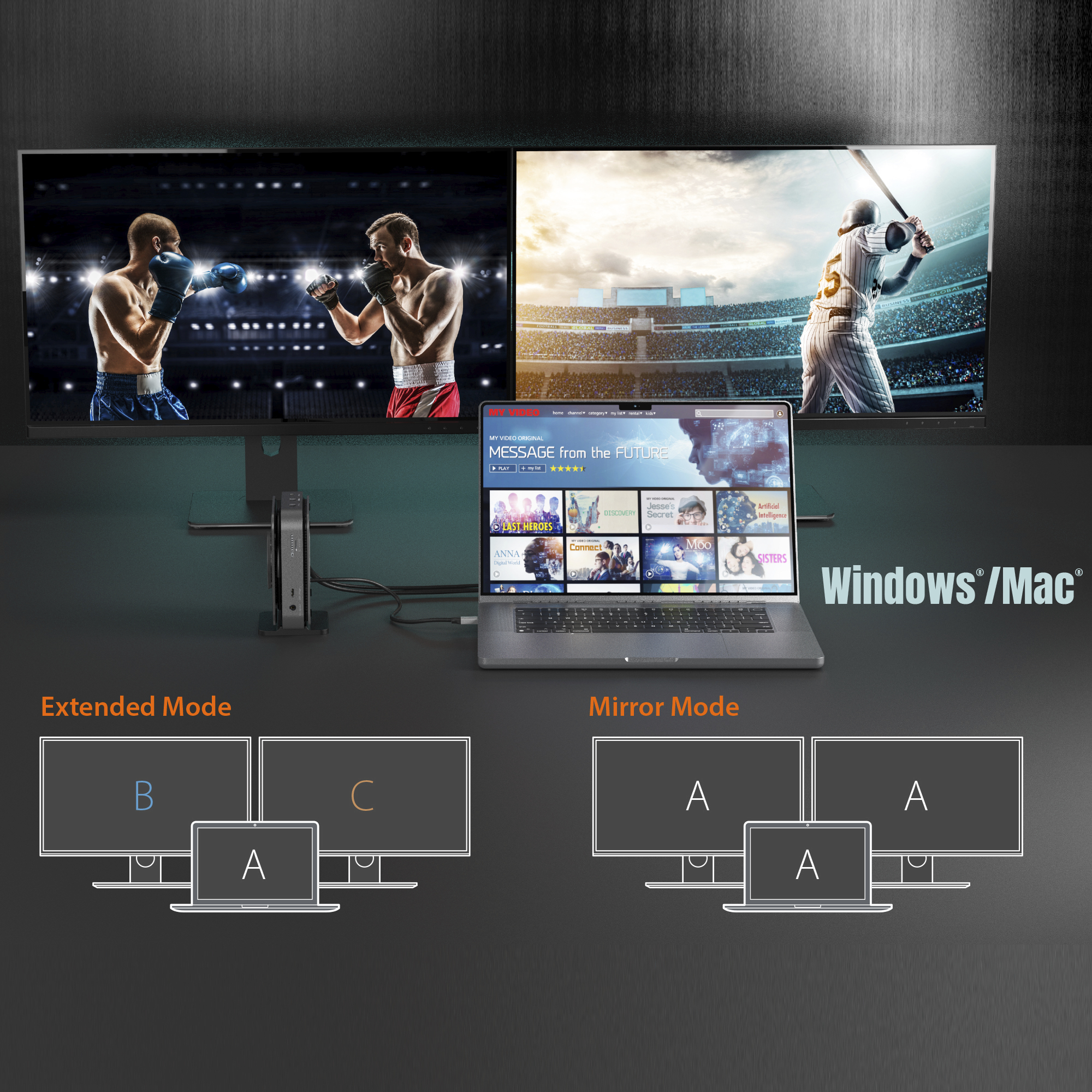 j5create JCD3199P USB-C® Dock Dual 4K HDMI™ with – image 6