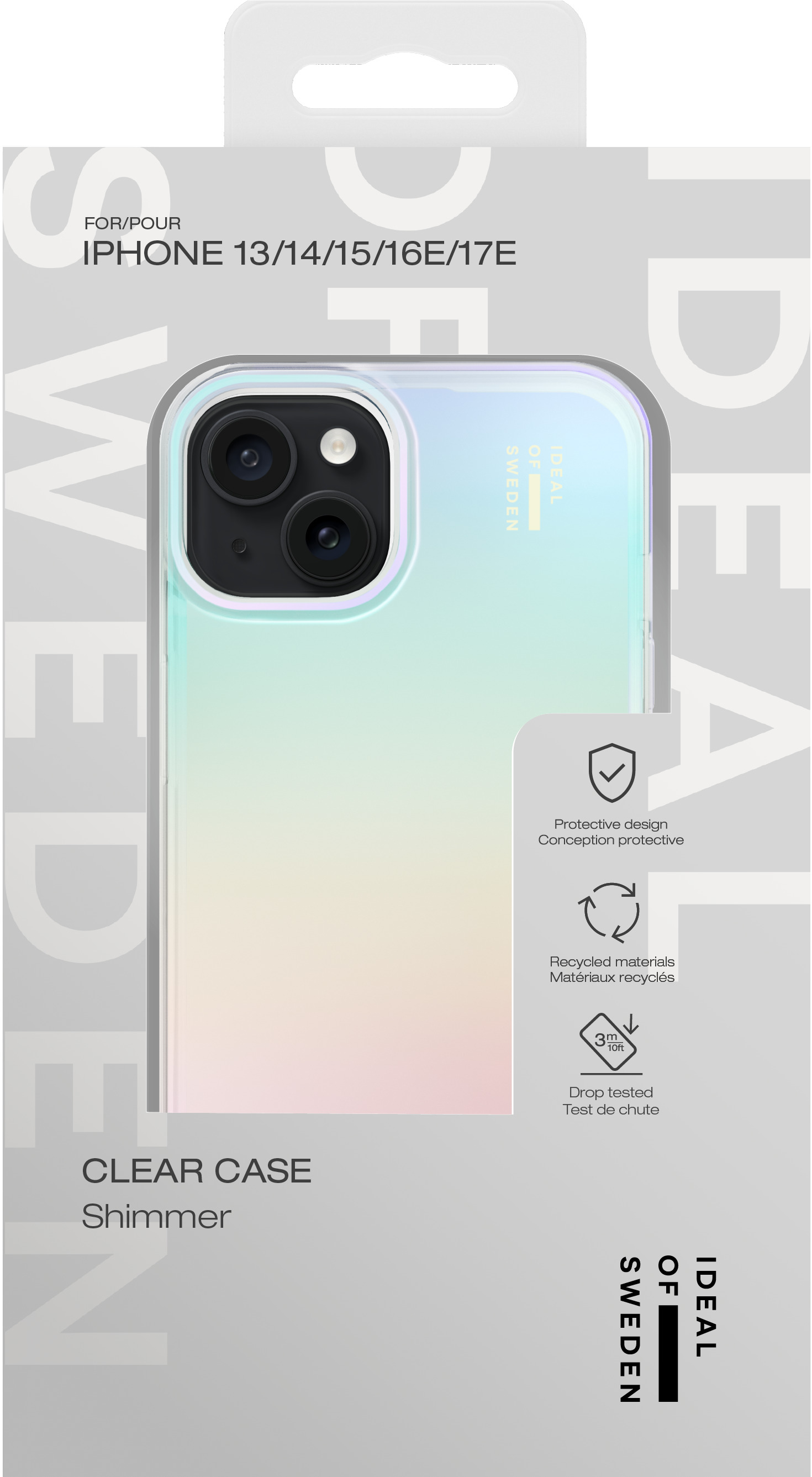 iDeal of Sweden Clear Case iPhone 13 / 14 / 15 / 16e / 17e Shimmer – image 5
