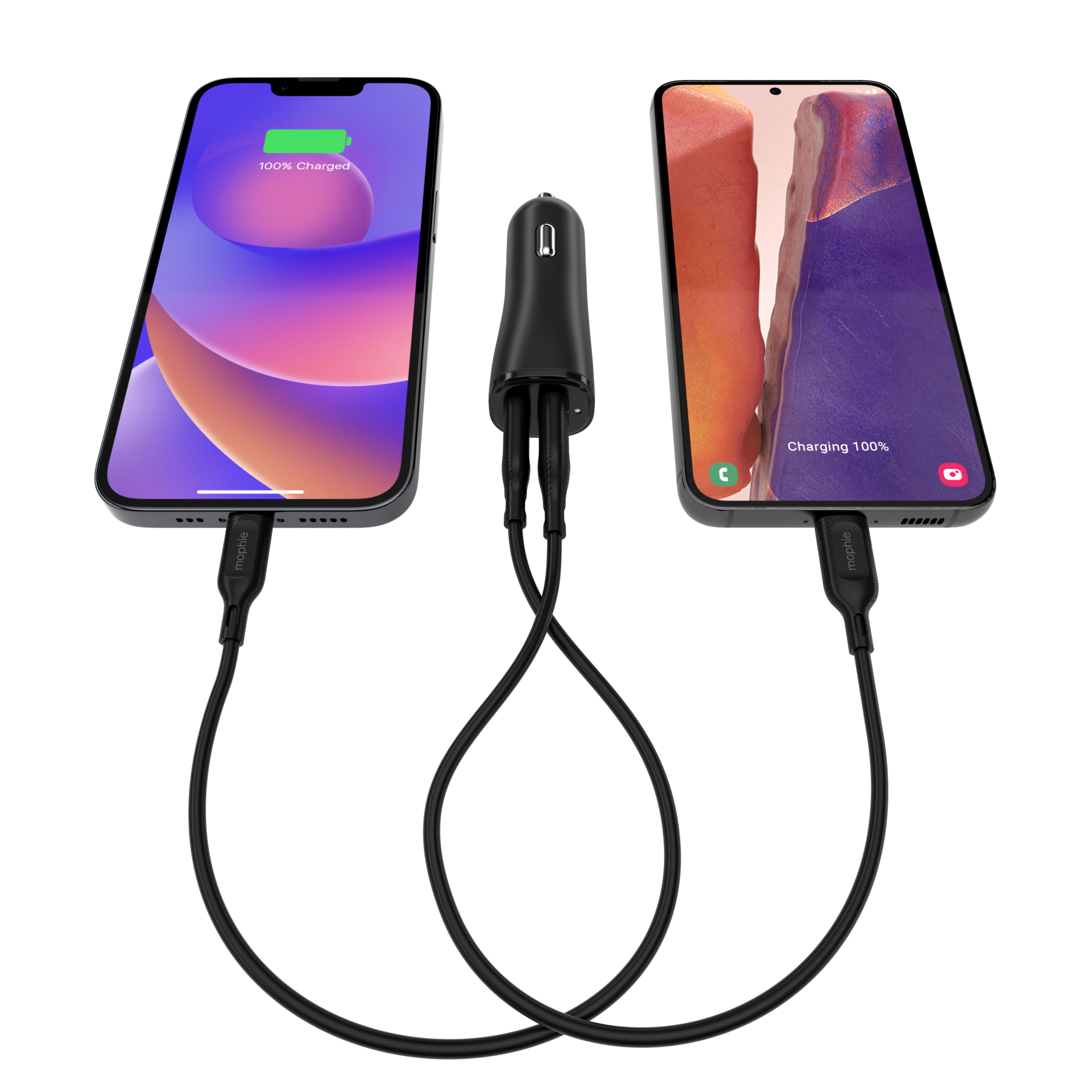 mophie essentials car charger Universale Nero Accendisigari Auto