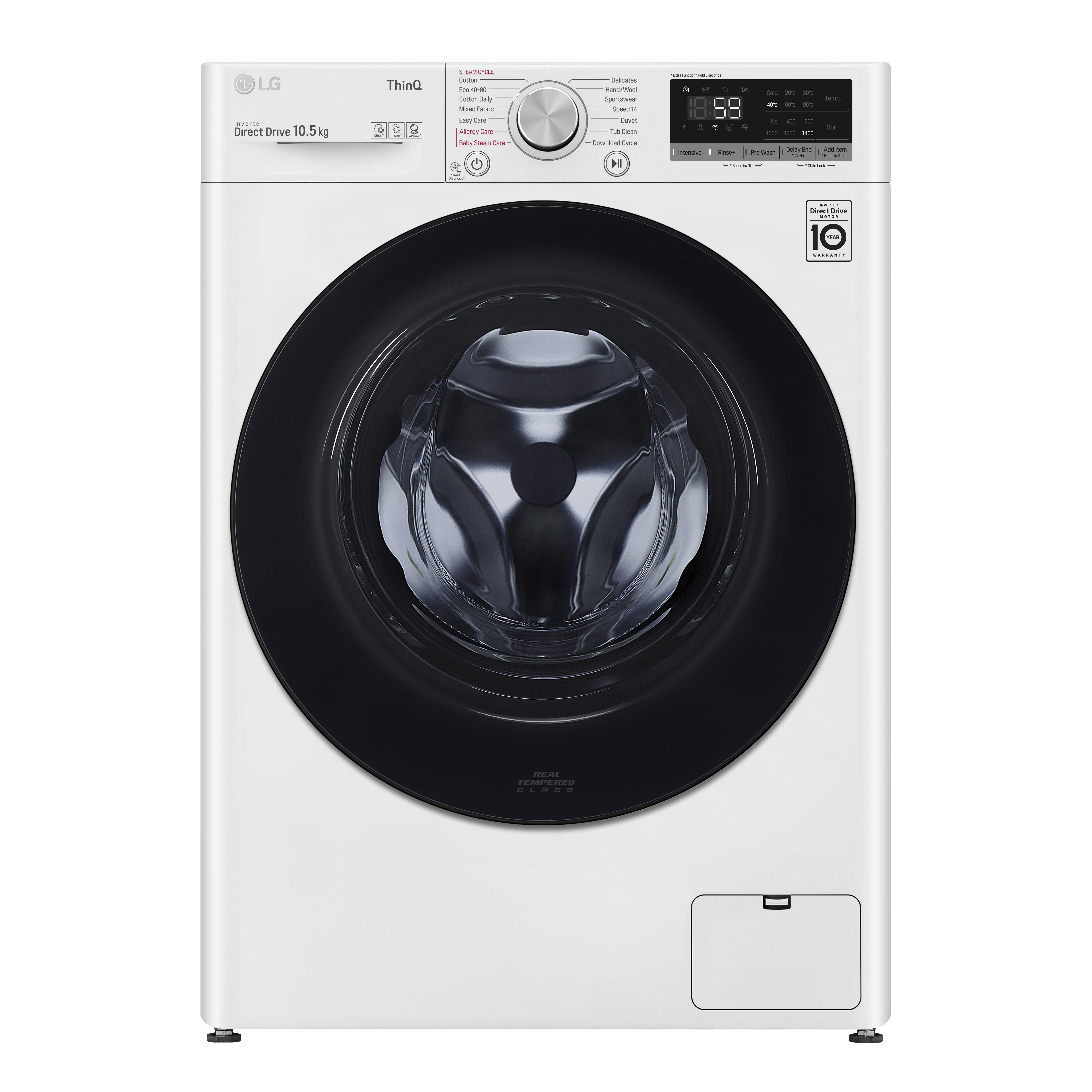 LG F4V510WSE — vue 1 sur 8
