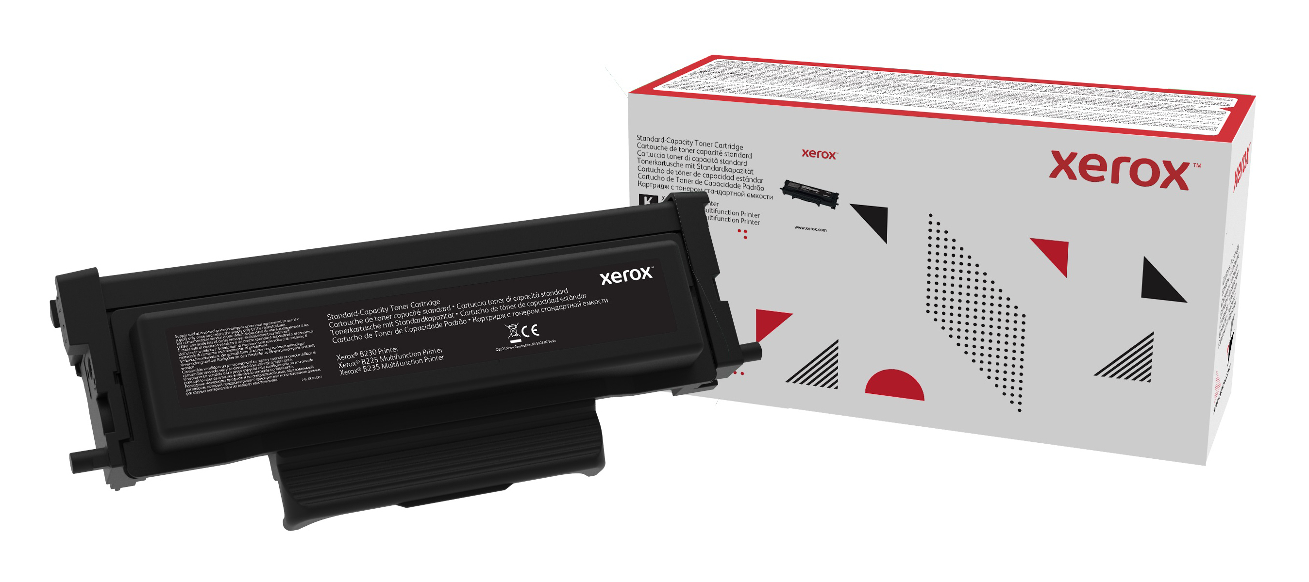 Xerox B230/B225/B235 svart tonerkassett, standardkapacitet (1 200 sidor)