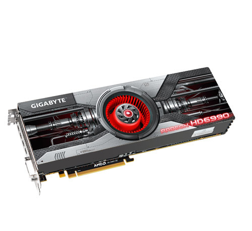 GIGABYTE GV-R699D5-4GD-B graphics card AMD Radeon HD6990 – image 2