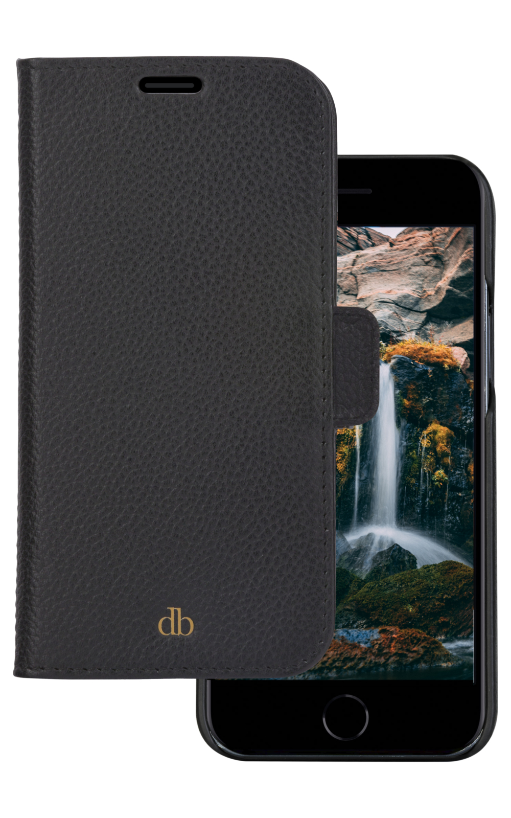 dbramante1928 New York - Flip cover for mobile phone - night black - for Apple iPhone 7, 8, SE (2nd generation)