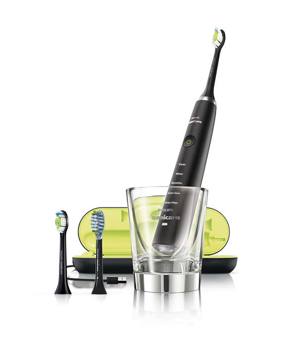 Philips Sonicare DiamondClean HX9353/80 electric toothbrush Adult Sonic toothbrush Black