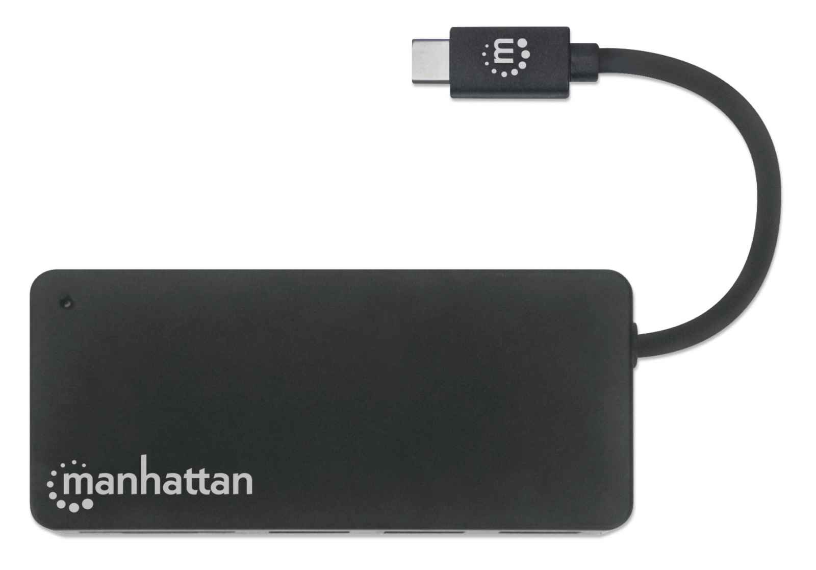 Manhattan USB-C Dock/Hub with Card Reader, Ports (x3): USB-A (x3), 5 Gbps (USB 3.2 Gen1 aka USB 3.0), External Power Supply Not Needed, Universal for all device – image 4
