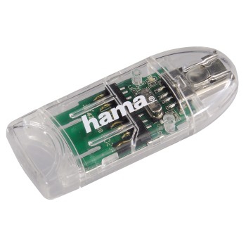 Hama 00094132 card reader USB 2.0 Transparent – image 1