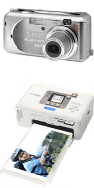 Canon PowerShot A430 + Selphy CP720