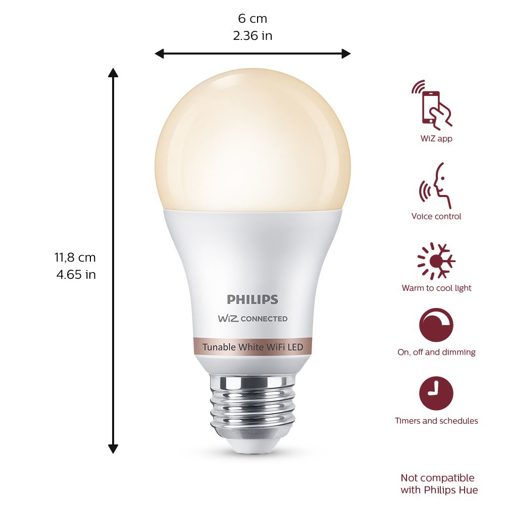Philips by Signify Philips 046677555573 smart lighting Smart bulb Wi-Fi – image 3
