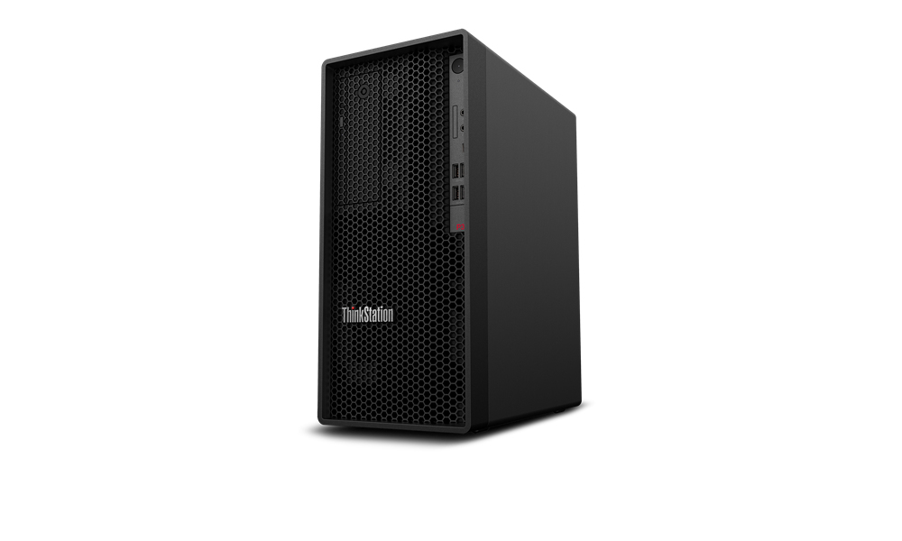 Lenovo ThinkStation P350 Intel® Core™ i7 i7-11700K 32 GB DDR4-SDRAM 1 TB SSD Ubuntu Linux Tower Workstation Black image 2