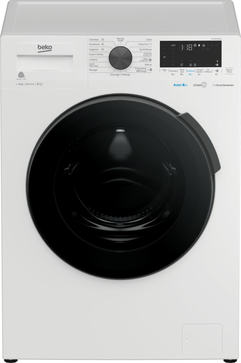 Beko WTS9200WDOS — vue 1 sur 6