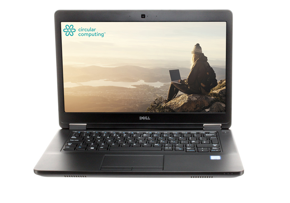 Circular Computing Dell – Latitude E5450 Laptop – 14″ HD (1366×768) – Intel Core i5 5th Gen 5200U – 8GB RAM – 256GB SSD – Windows 10 Professional – Full UK (UK Layout) – Fully Tested Original Battery – IEEE 802.11n Wireless LAN – 1 Year Return to Base Warranty – Remanufatured