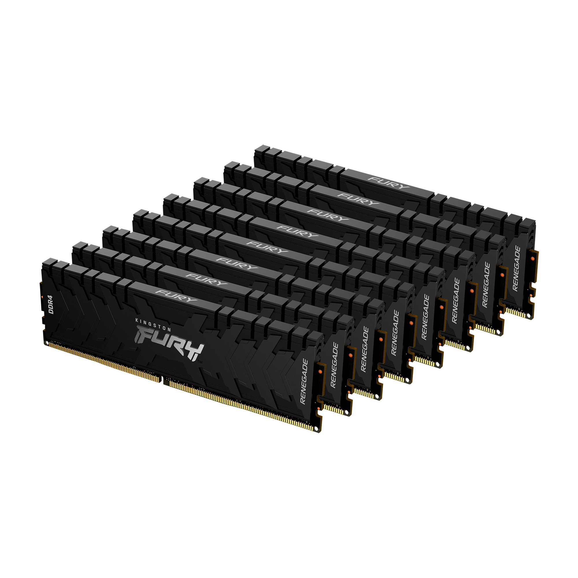 Kingston Technology FURY Renegade RAM-minnen 256 GB 8 x 32 GB DDR4 3200 MHz