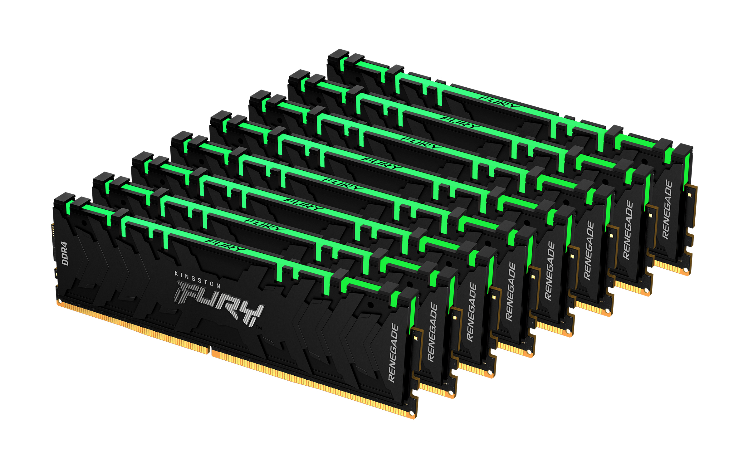 Kingston Technology FURY Renegade RGB RAM-minnen 256 GB 8 x 32 GB DDR4 3200 MHz