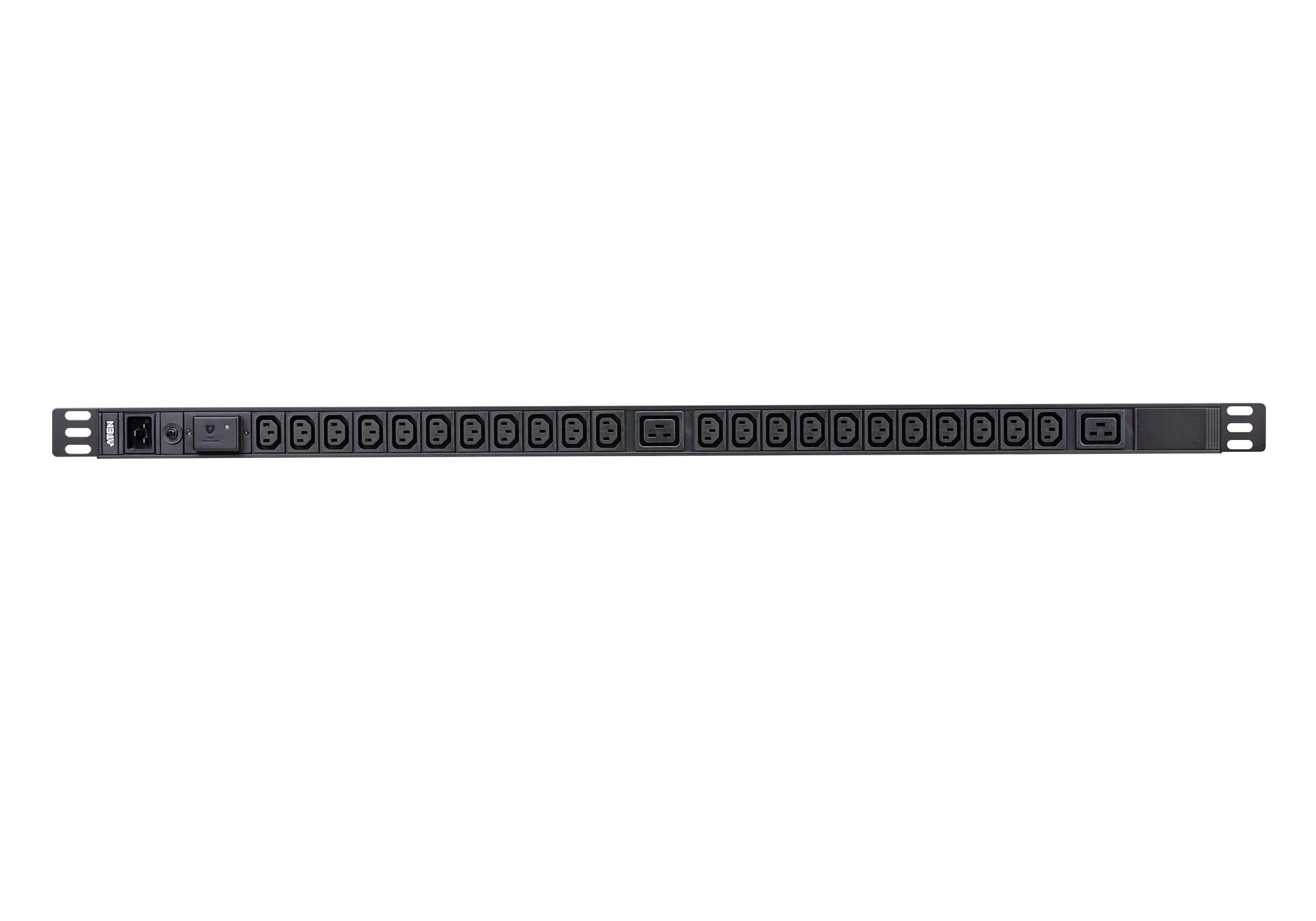 ATEN Basic PDU PE0224SG - Power distribution unit (rack-mountable) - AC 100-240 V - 3840 VA - input: IEC 60320 C20 - output connectors: 24 (2 x IEC 60320 C19, 22 x IEC 60320 C13) - 0U - 3.05 m cord