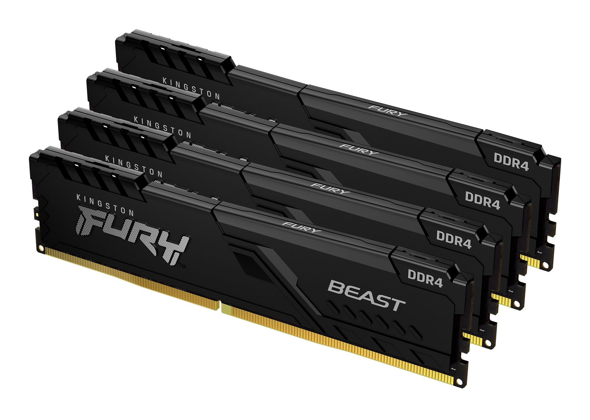 Kingston Technology FURY Beast RAM-minnen 64 GB 4 x 16 GB DDR4 2666 MHz
