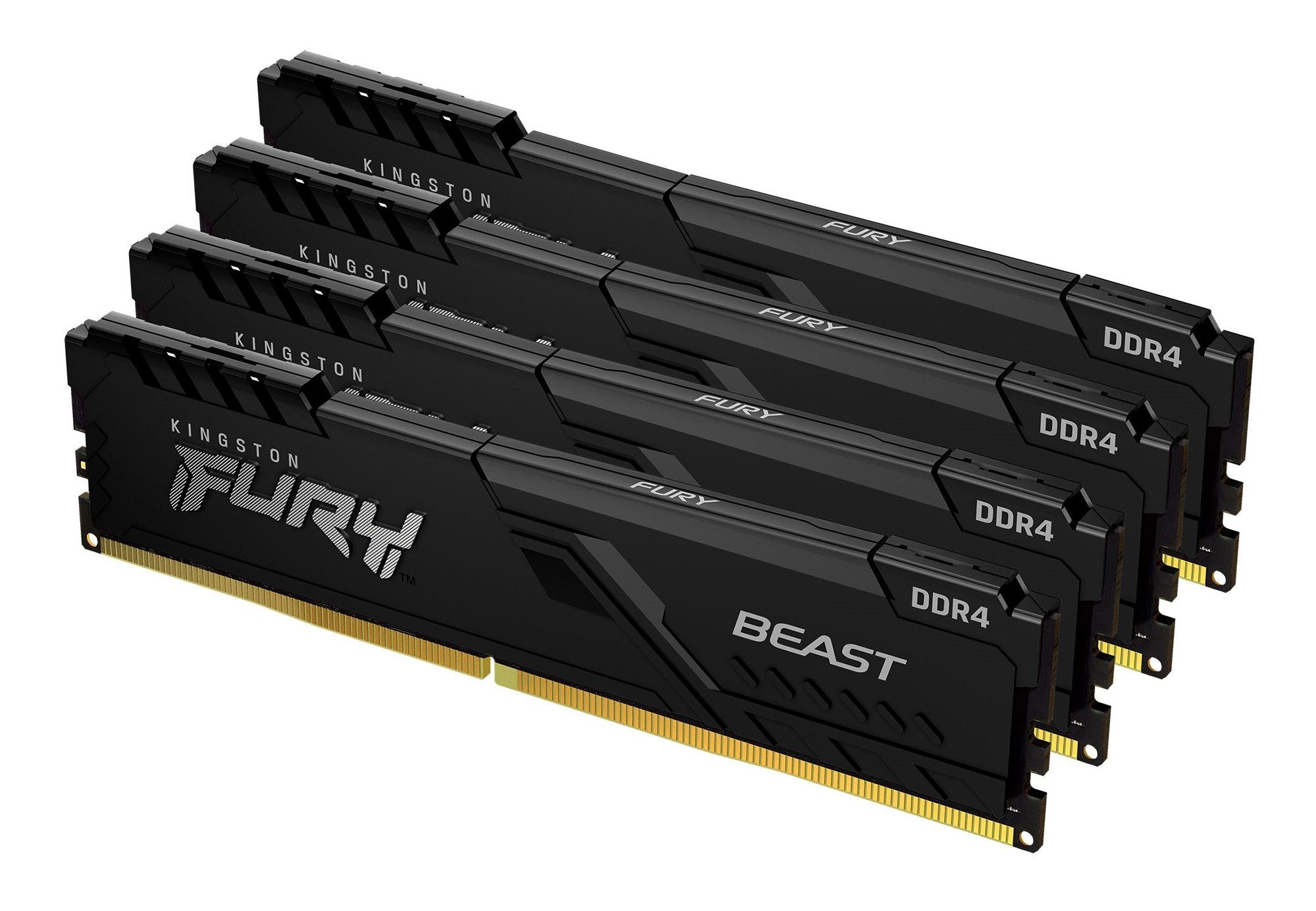 Kingston Technology FURY Beast RAM-minnen 64 GB 4 x 16 GB DDR4 3200 MHz