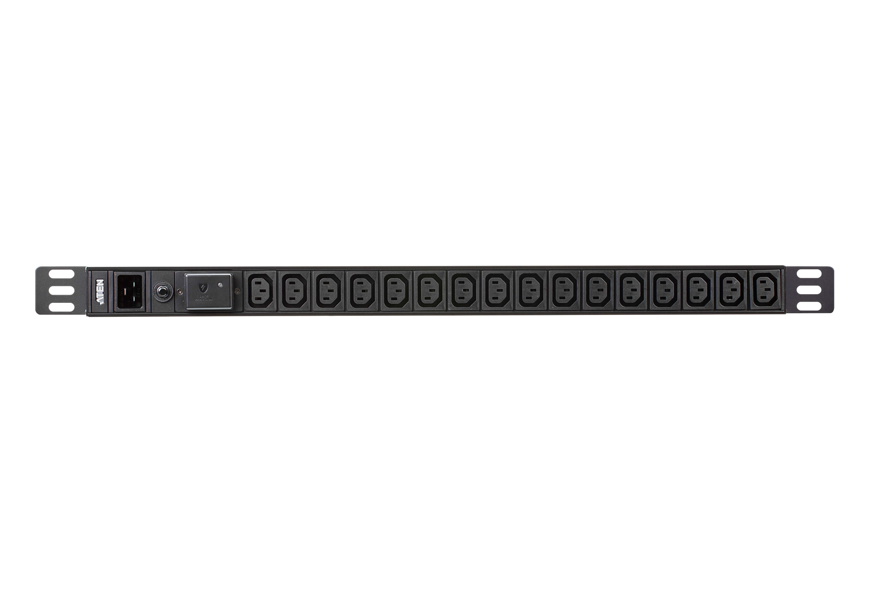 ATEN Basic PDU PE0216SG - Power distribution unit (rack-mountable) - AC 100-240 V - 3840 VA - input: IEC 60320 C20 - output connectors: 16 (16 x IEC 60320 C13) - 0U - 3.05 m cord