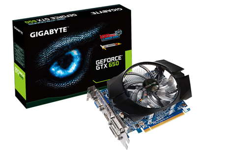 GIGABYTE GVN650OGI-00-G2 graphics card NVIDIA GeForce GTX 650