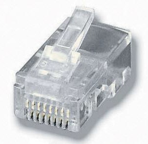 KIT 100 Conectores RJ45 Telefonia 121151