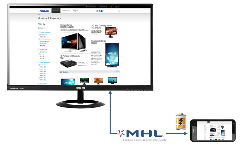 ASUS VX279Q computer monitor – image 7