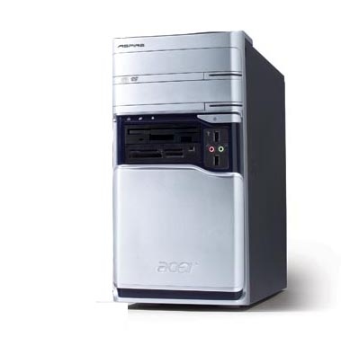 Acer Aspire E500 - Intel Pentium D 820, 1024MB, 250GB, DVD-RW, Win XP Home – image 1