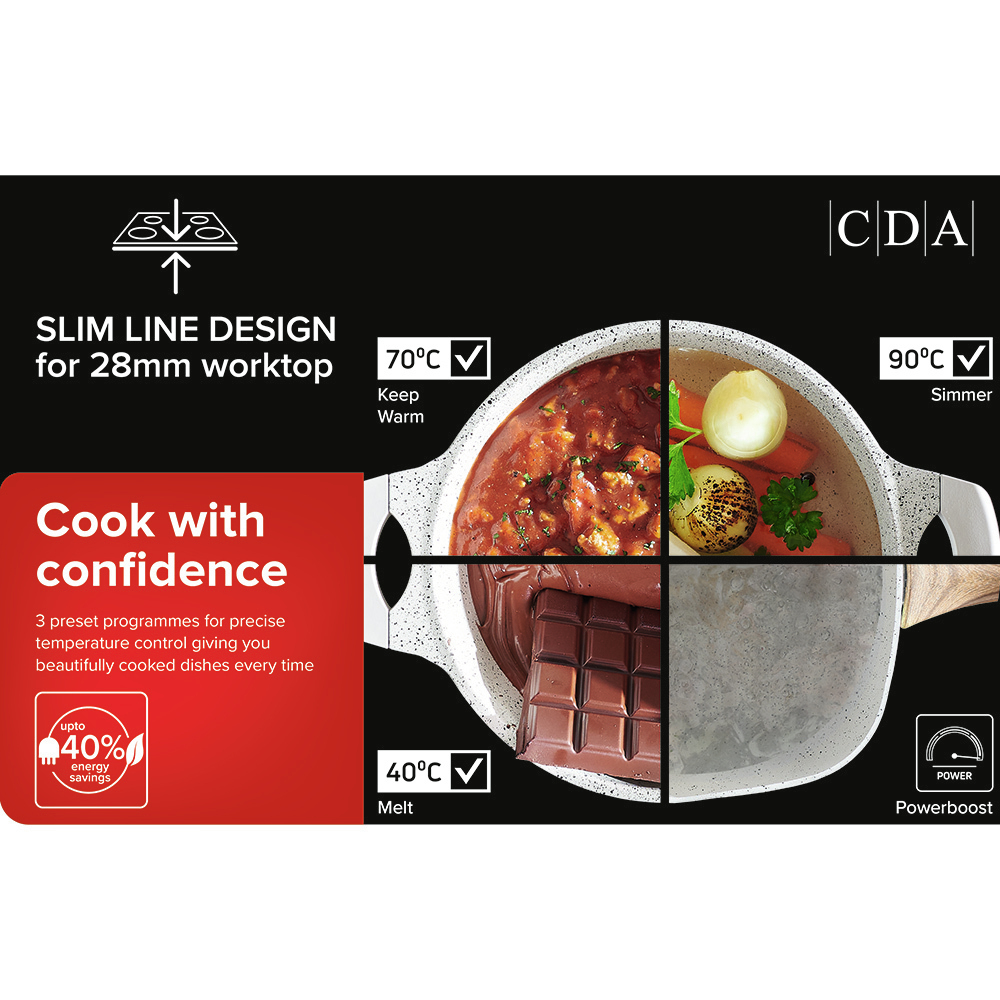 CDA HN6013FR hob Black Built-in – image 2