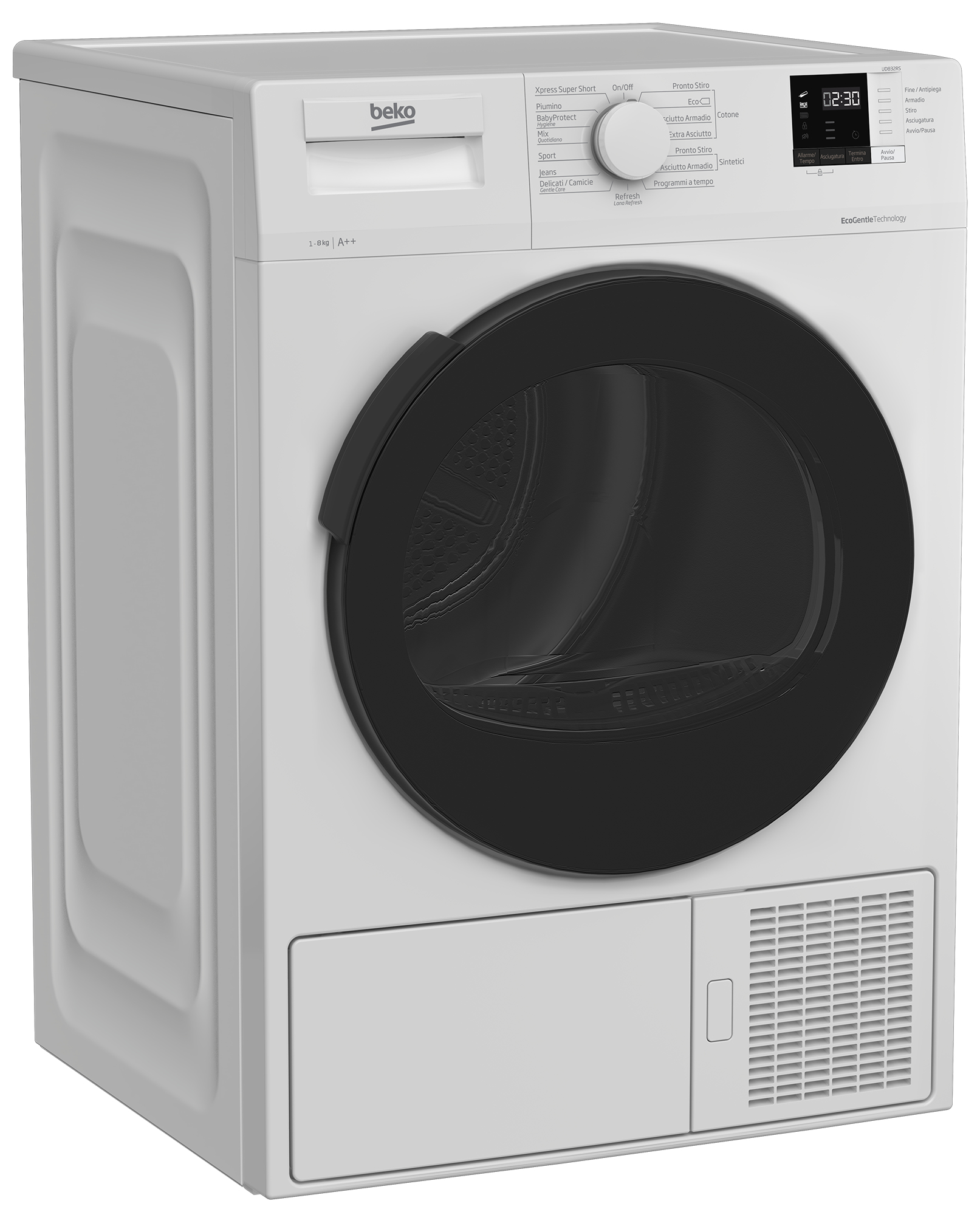 Beko UD832RS tumble dryer Freestanding Front-load – image 2
