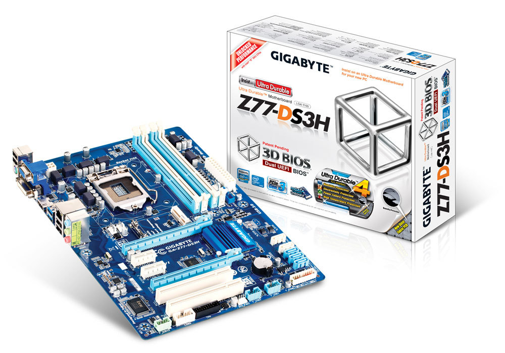 GIGABYTE GA-Z77-DS3H motherboard Intel Z77 LGA 1155 (Socket H2) ATX – image 3
