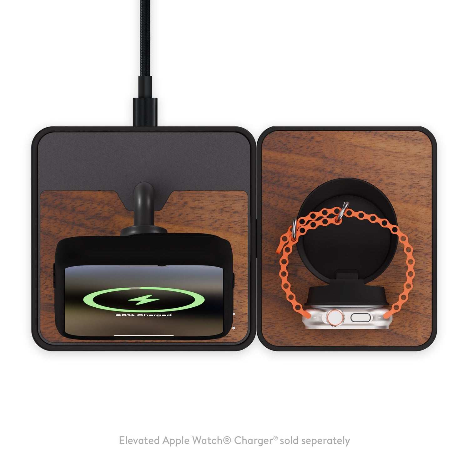 Mous Charging Stand with Qi2 — Walnut – image 7