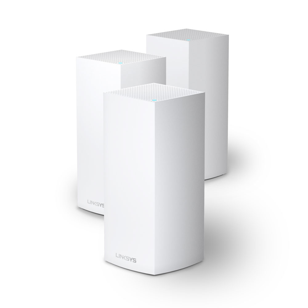 Linksys Velop Intelligent Mesh WiFi 6 (AX4200) system för hela hemmet, Trippelband, 3-pack