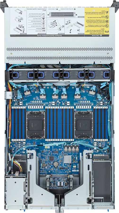 GIGABYTE R283-S98-AAJ1 Intel C741 LGA 4677 (Socket E) Rack (2U) Black, Grey – image 3