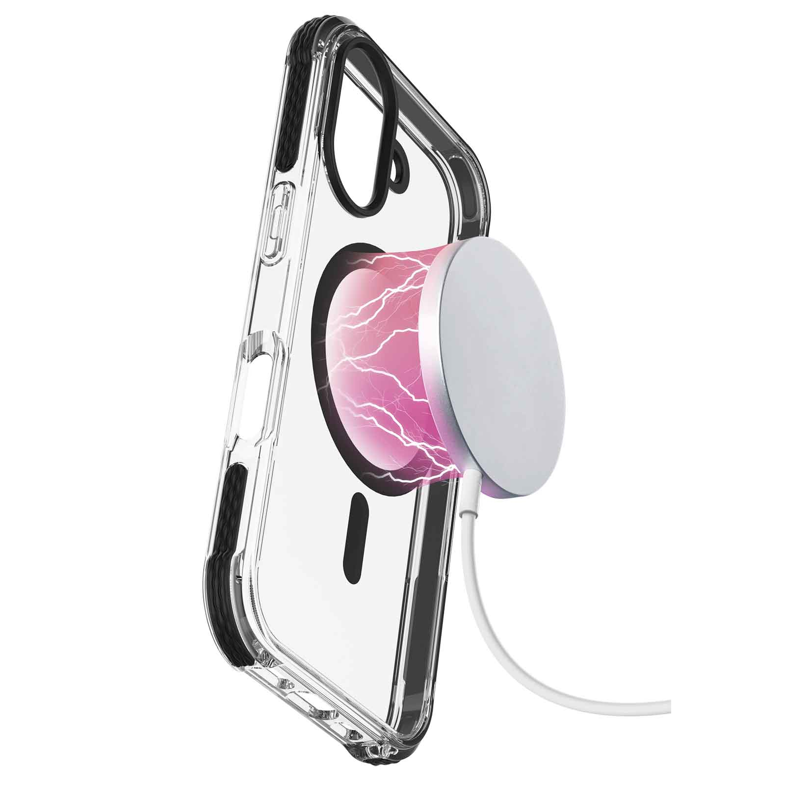 Cellularline Tetra Force Strong Guard Mag - iPhone 16 Ultra-protective, anti-shock case compatible with Apple Magsafe ecosystem – image 5