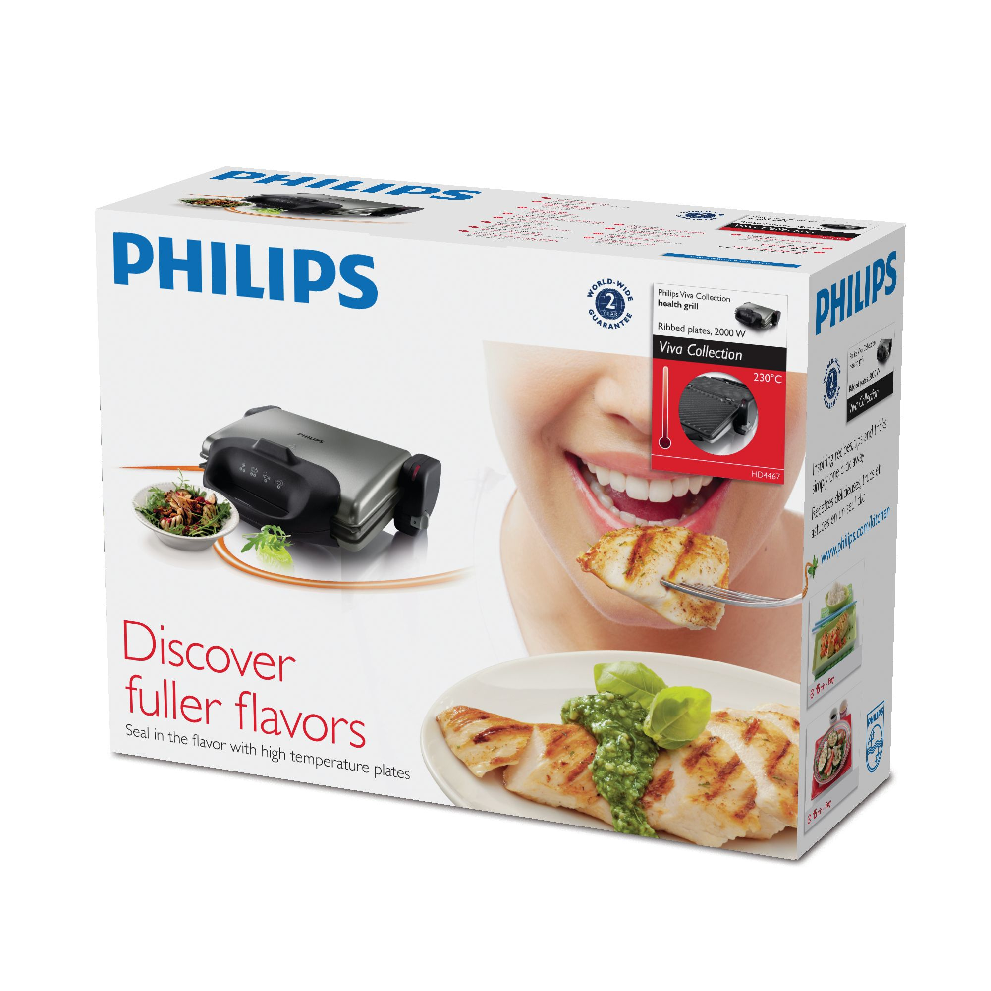 Philips HD4467/91 contact grill – image 2