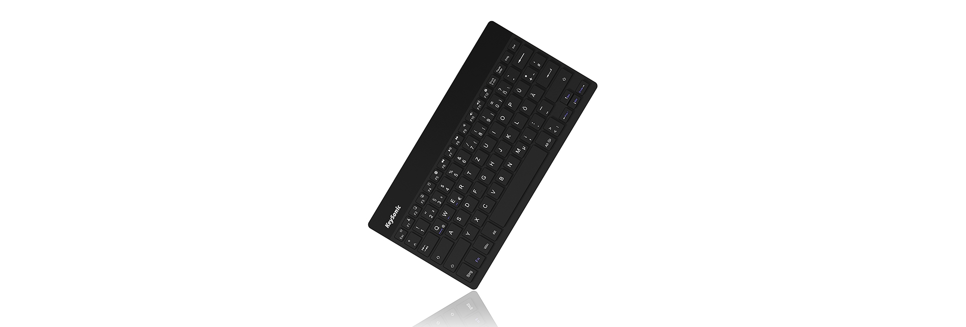 KeySonic KSK-3022BT QWERTZ German USB + Bluetooth Black – image 3