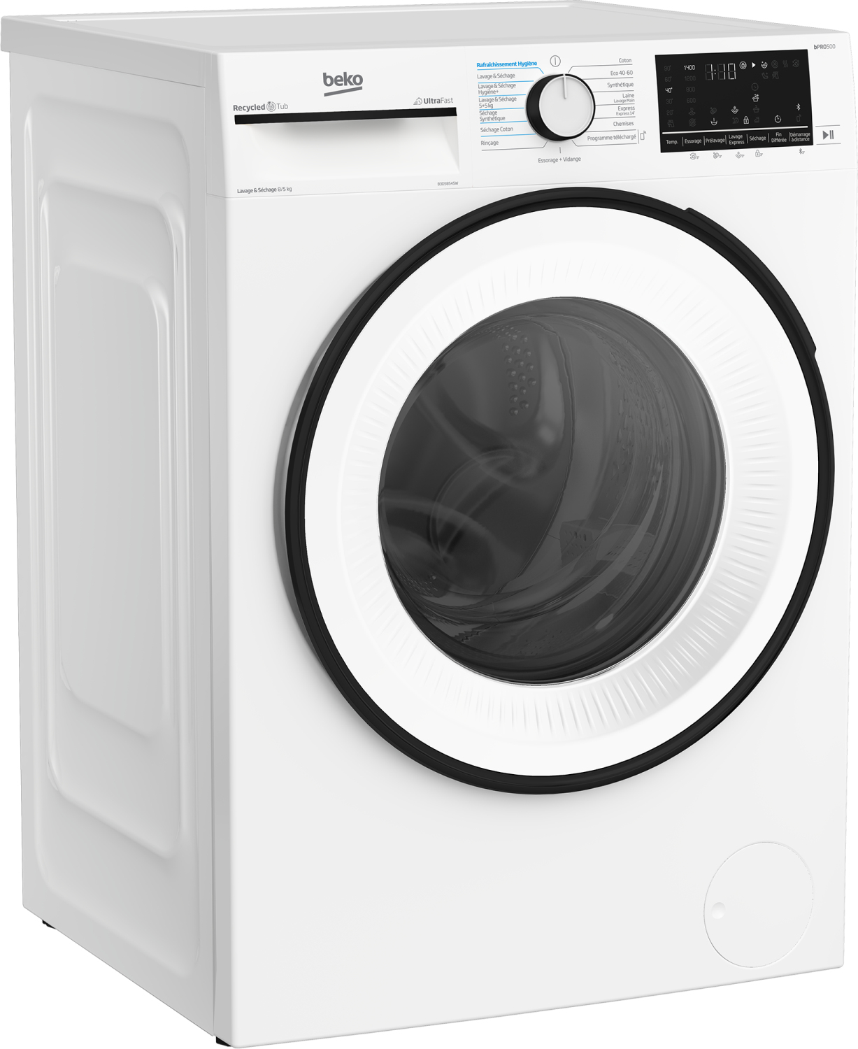 Beko B3D58545W washer dryer Freestanding Front-load White – image 3