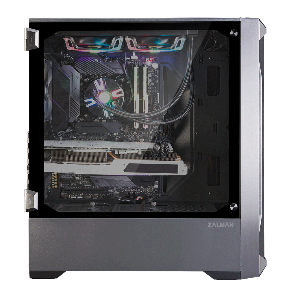 Zalman Z8 MS ATX Mid Tower PC Case, ARGB fan x3, Mesh – image 4