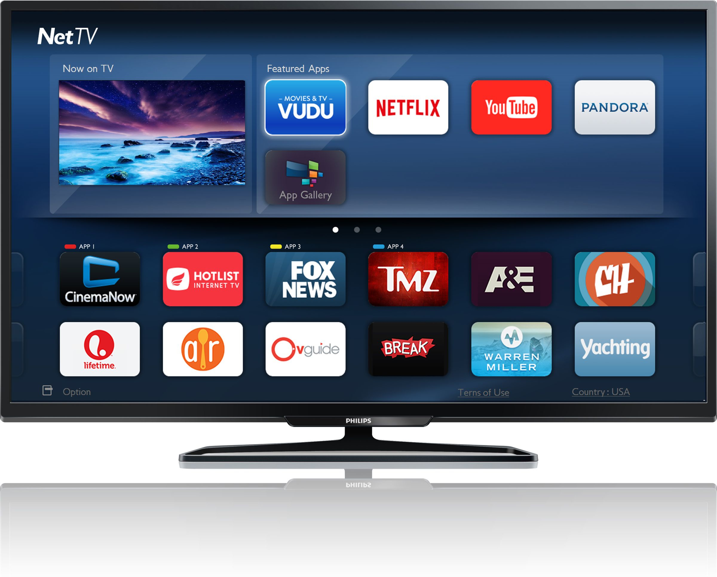 Philips 6000 series 55PFL6900/F7 TV – image 2