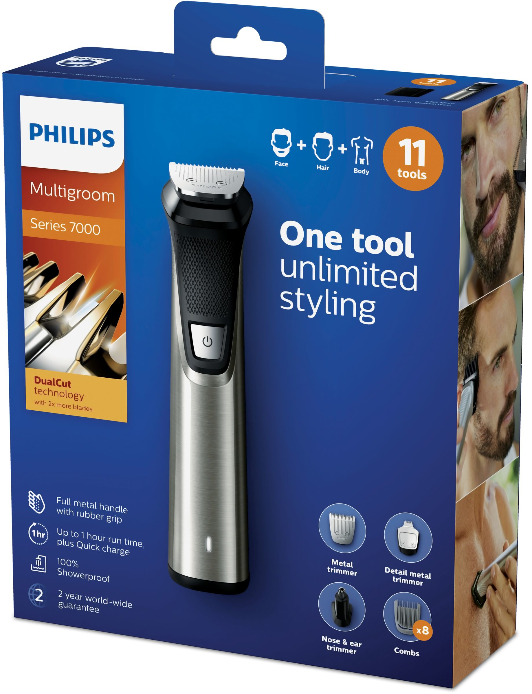 Philips MULTIGROOM Series 7000 11 tools 11-in-1, Face, Hair and Body – image 2