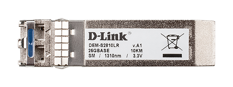 D-Link DEM-S2810LR network transceiver module Fiber optic 25000 Mbit/s SFP28 1310 nm