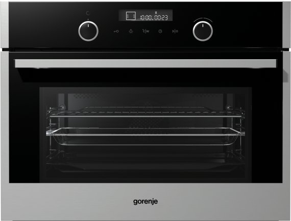 Gorenje BCM547S12X 50 L Black, Stainless steel