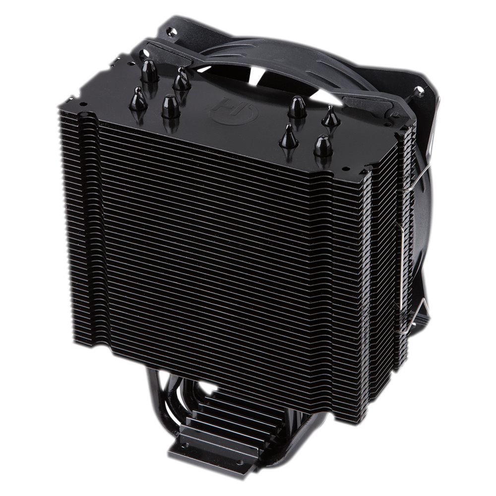 Hiditec C12 PWM ARGB Processor Air cooler Black 1 pc(s) image 3