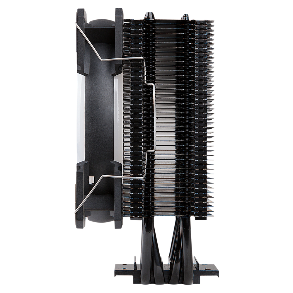 Hiditec C12 PWM ARGB Processor Air cooler Black 1 pc(s) image 2