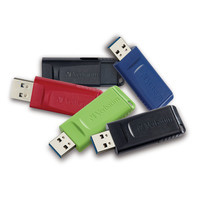 32GB STORE N GO USB DRIVE  5PK ASSORTED.