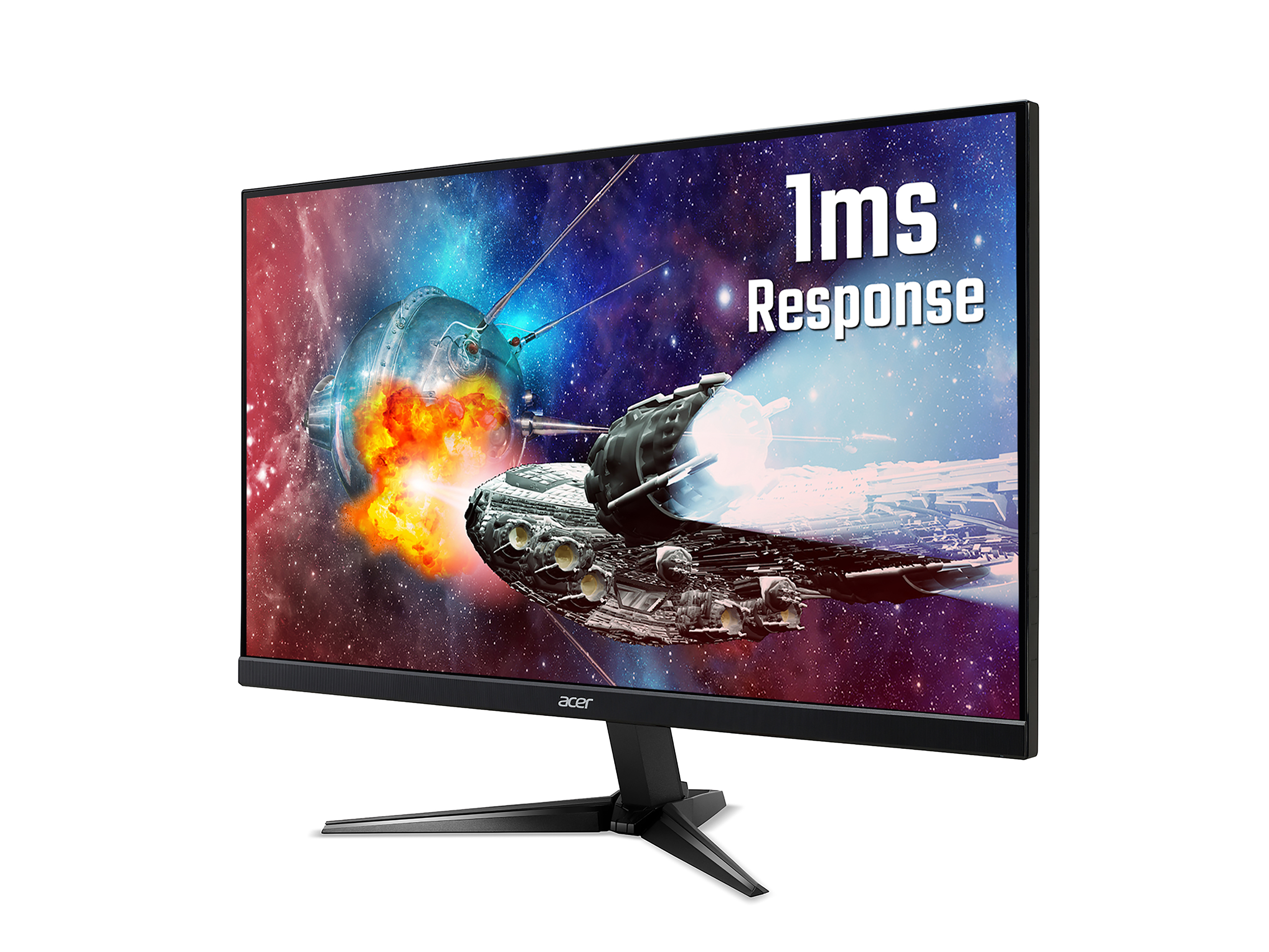 Acer NITRO QG1 Nitro QG241Ybii 23.8 inch Full HD Gaming Monitor (VA Panel, FreeSync, 75Hz, 1ms, HDMI, VGA, Black) image 3