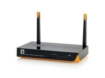 LevelOne WGR-6012 wireless router Gigabit Ethernet Black, Yellow – image 5